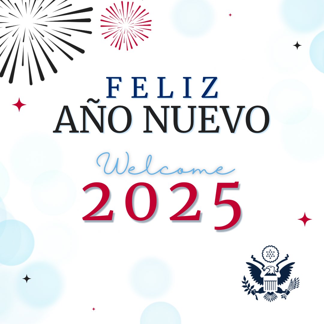 El 2024 ha sido un año de desafíos y avances. Al despedirlo, reflexionamos sobre la relación que compartimos con Paraguay, reafirmando nuestra amistad y cooperación a través de los valores que nos unen. Que el 2025 nos brinde nuevas oportunidades para fortalecer estos lazos,