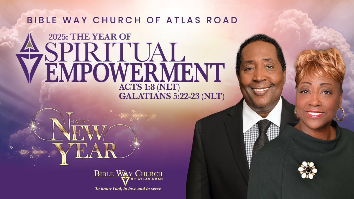 Happy New Year, Family! 2025 is the Year of Spiritual Empowerment. This year will be a special year for you and your family. You will thrive in 2025!

Acts 1:8 NLT\Galatians 5:22-23 NLT #bwcar #HappyNewYear
