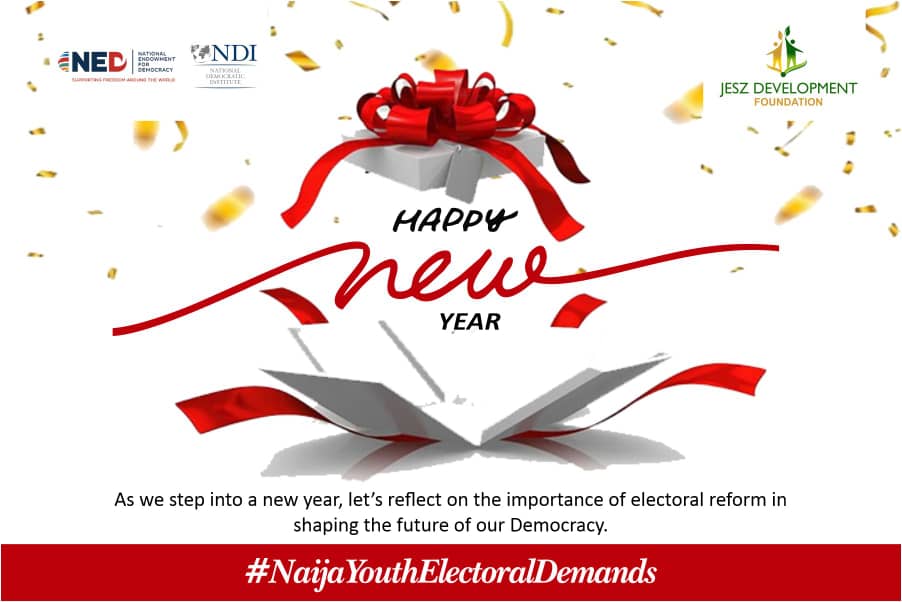 Welcome to 2025...
<a href="/NDI/">National Democratic Institute</a> <a href="/NEDemocracy/">NEDemocracy</a> <a href="/YusufLiman_/">Rt. Hon. Yusuf Liman</a> <a href="/KDI_ng/">Kimpact Development Initiative</a> <a href="/Speaker_Abbas/">Hon Abbas Tajudeen, PhD.</a> <a href="/NGRSenate/">The Nigerian Senate</a> <a href="/YusufLiman_/">Rt. Hon. Yusuf Liman</a> 
#YERPNAIJA #NAIJAYOUTHELECTORALDEMANDS