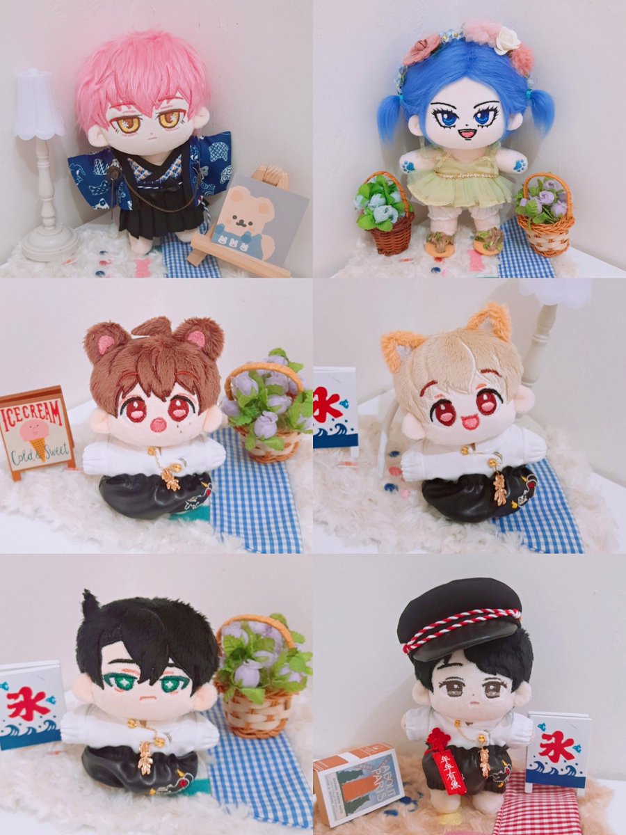Cutie custom plush dolls work 2024

Thank you so much for support and order y'all 🥰

Hopefully in 2025, Cutie can make more dolls and create a new design
And I hope y'all can make your dream doll~🤗

I love you and Thank you 🥰