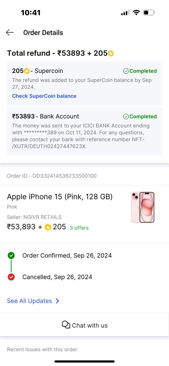 shaktiitripathi's tweet photo. @Justicejudge123 @Flipkart @RedmiIndia @flipkartsupport @amazonIN @nsitharaman @narendramodi @aajtak @CNBCTV18News @cnnbrk @BBCWorld @elonmusk @globaltimesnews @ABPNews @aajtak @Flipkart @flipkartsupport @_Kalyan_K 
Kalyan against order  number 

OD332414536233500100 we have been chasing  for 95days for refund .  Revert how long we need to wait.  Your officials are clueless and give false assurances only. use scam is going on Flipkart. https://t.co/scgAEVb9nG