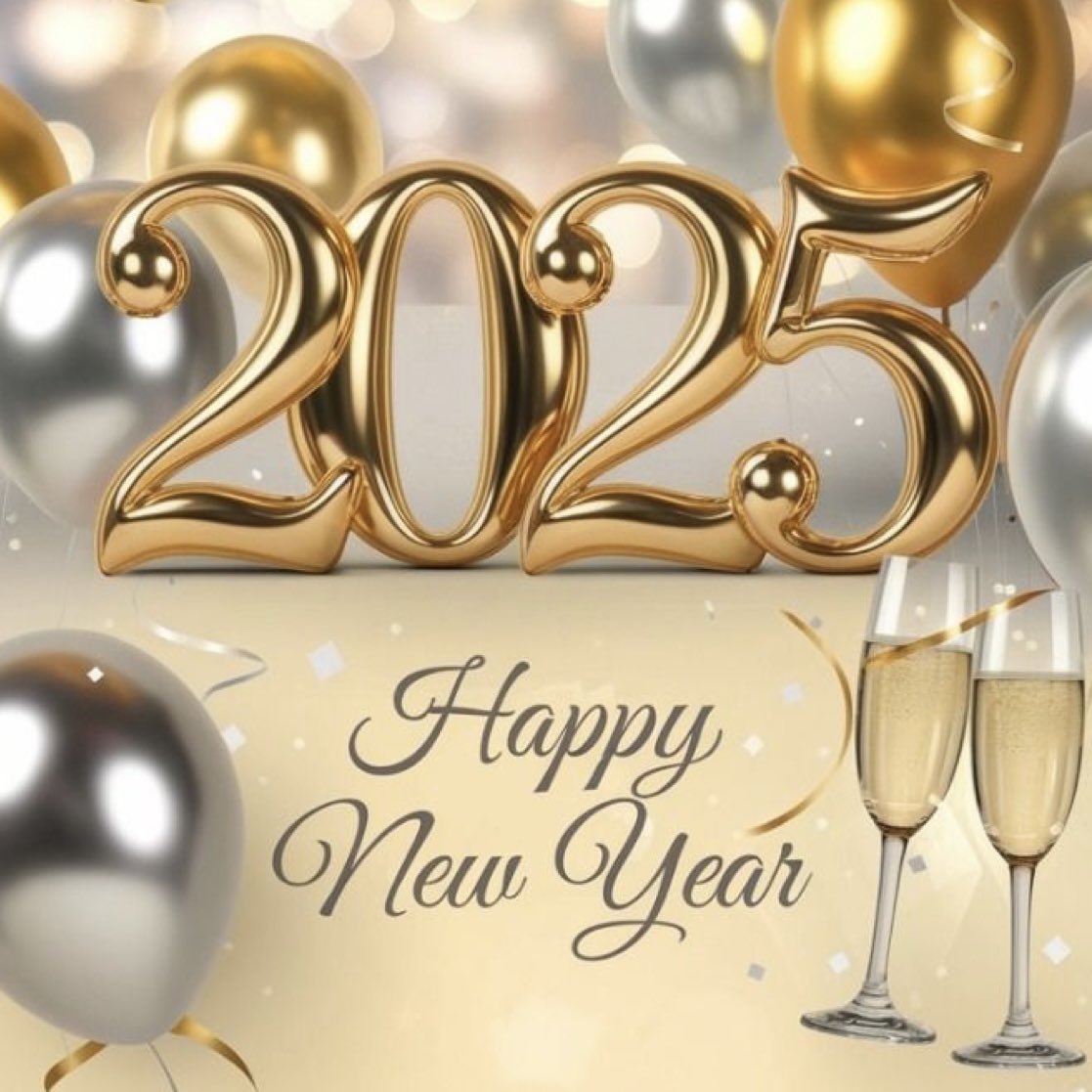 Happy New Year! Wishing everyone a very happy, healthy and prosperous 2025!