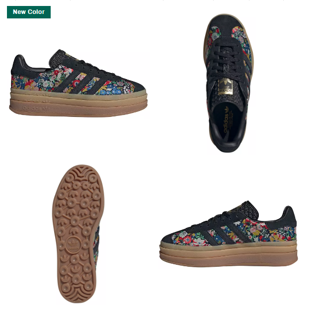 adidas gazelle silver green womens adidas Gazelle Indoor Liberty London Floral Embroidery (W)  Section Store