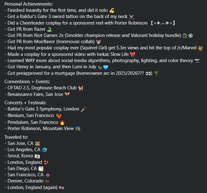 my 2024 recap <3 :3 https://t.co/oY8esrSO1j