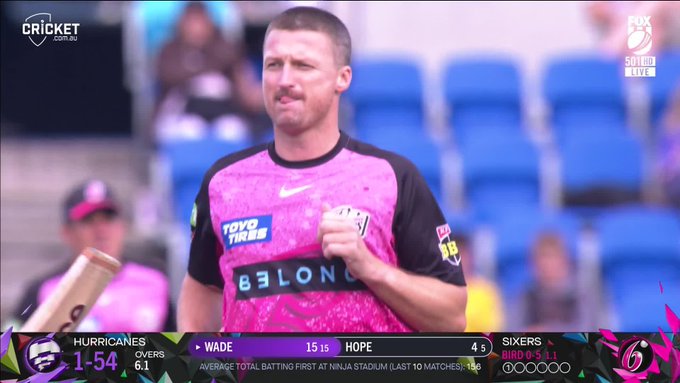 Caught & Bowled 👌 📹 Credits: Twitter/BBL