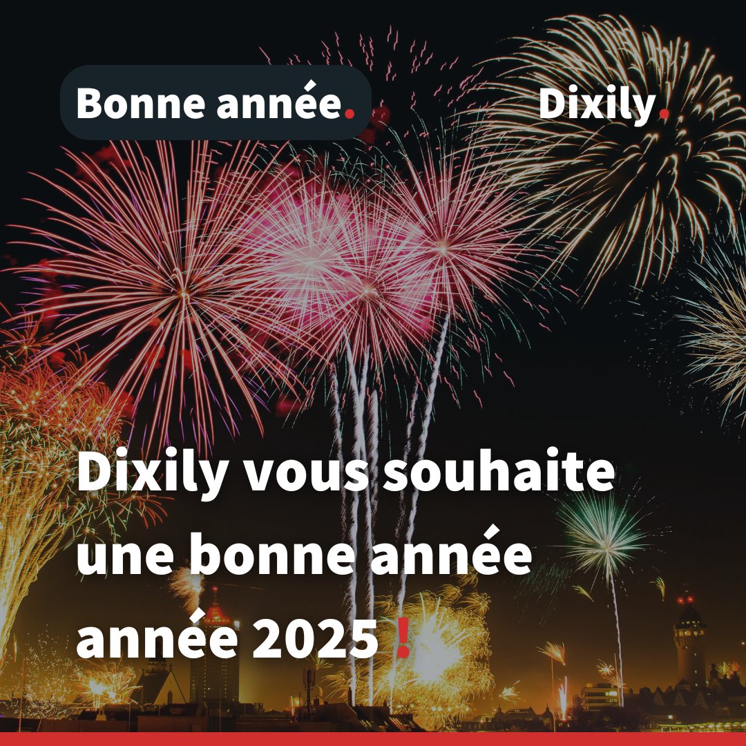 DixilyFr's tweet photo. Dixily vous souhaite une bonne année année 2025 ! ❤️🎉 https://t.co/pUvEBX6vYD
