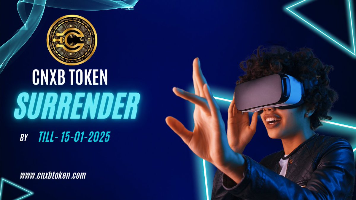 coinexblock's tweet photo. Thank you CNXB token community. You have successfully surrendered your CNXB token. We will start the transfer process within six months from the time of listing your CNXB coin And we are scheduled to surrender by 15-01-2025. After this time the CNXB token address will be closed. https://t.co/R77ObRTmFi