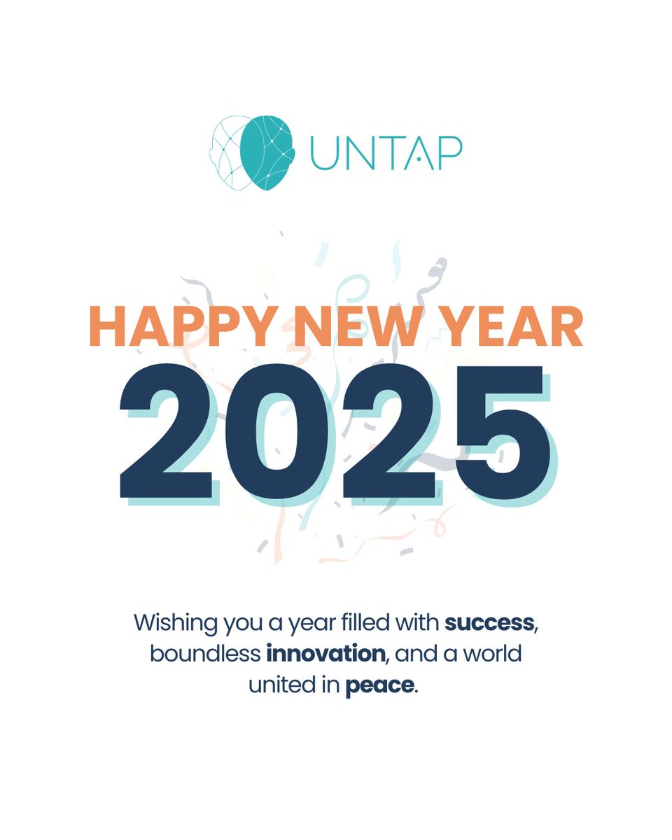 UntapTech's tweet image. Happy New Year from Untap! 🌟 Together, let&apos;s create a brighter future! ✨ 
untap.tech

#HappyNewYear #InnovateWithUntap