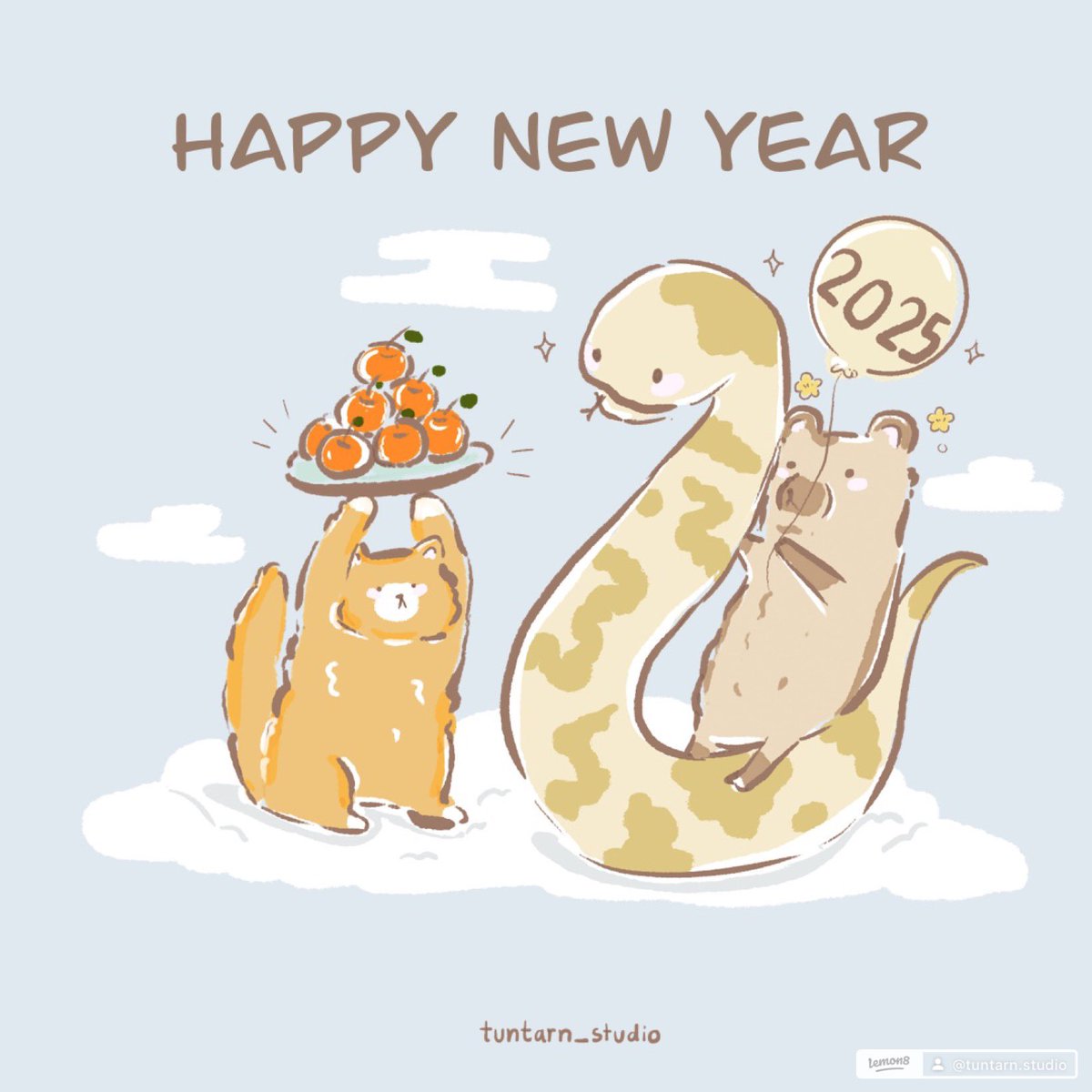 SMak_Tarn's tweet photo. Check out this post on Lemon8! https://t.co/McoeY7t7Vz

#HappyNewYear2025 #ปีใหม่2025 #ปีงู #NewYear2025 #NewYearsEve #illustration #drawingart https://t.co/SoNii8banR