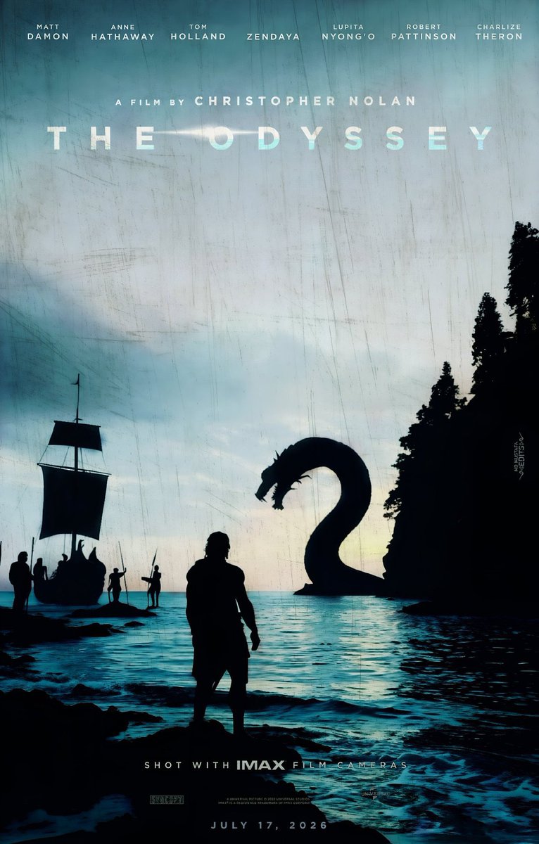 NolanAnalyst's tweet image. Christopher Nolan’s next film THE ODYSSEY begins filming this year.
