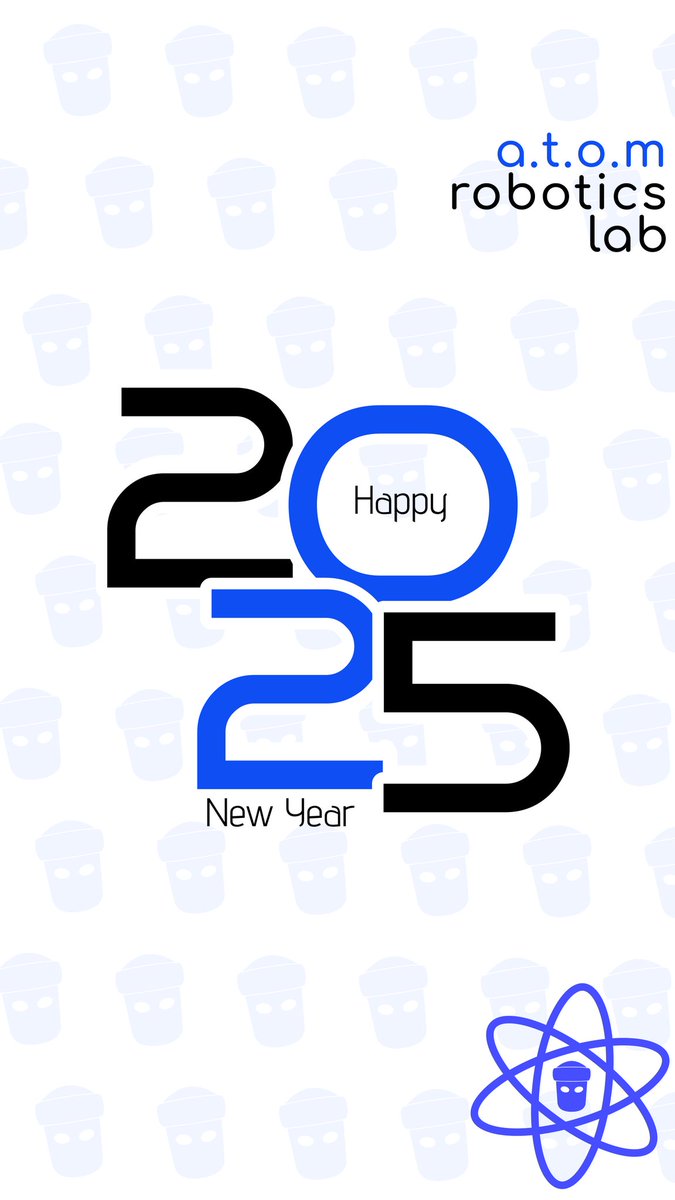 atom_robotics_'s tweet image. Wishing you a happy New Year from Atom Robotics Lab - where robots in making are delivering soon! Here's to a year filled with innovation, success, and exciting advancements in the world of robotics.