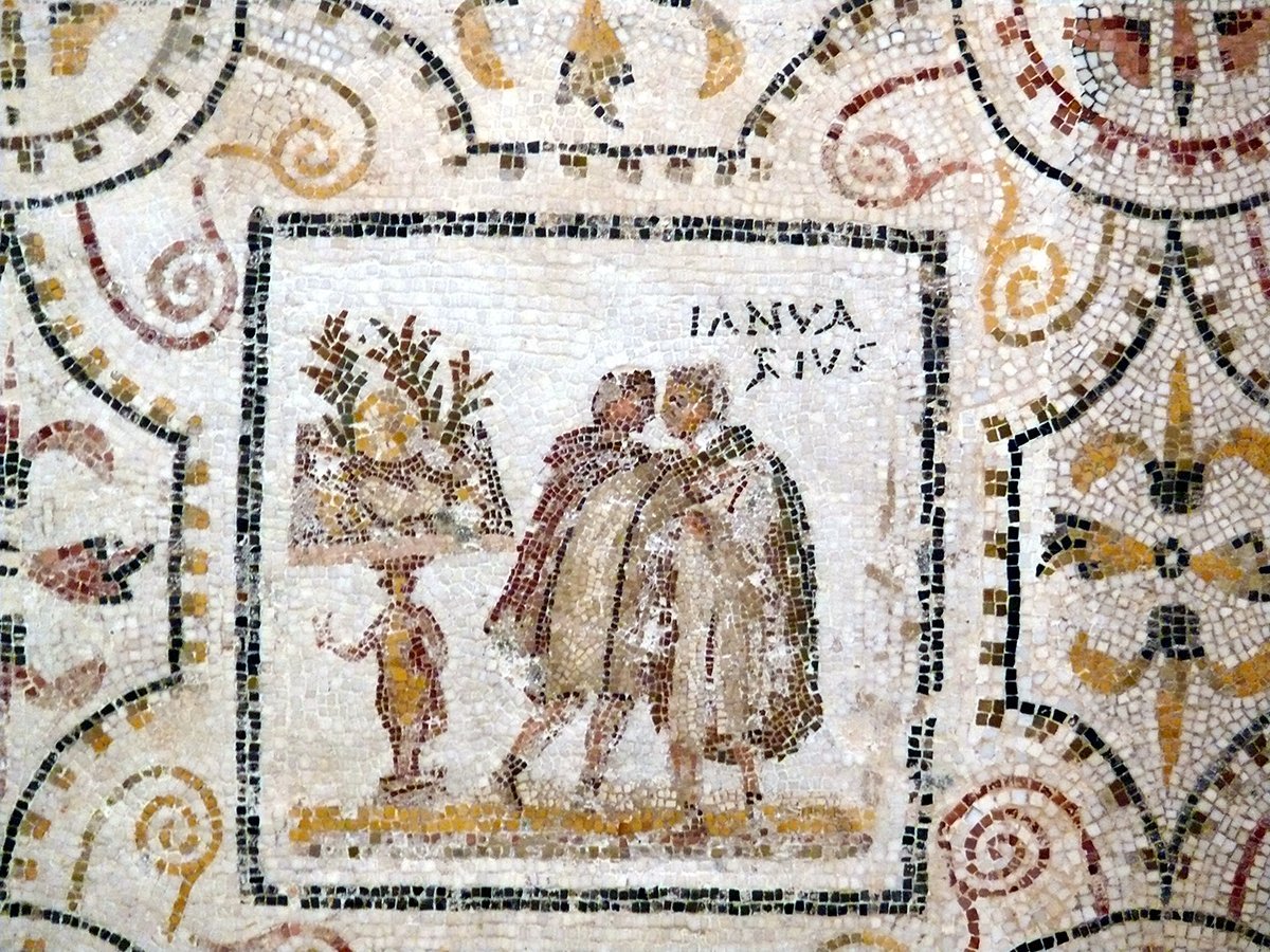 El año romano empezaba en marzo, MARTIUS, dedicado al dios de la guerra, luego se añadieron IANUARIUS (dedicado a Jano) y FEBRUARIUS

SEPTEMBER era el "séptimo" pero aunque pasó a ser el noveno no le cambiaron el nombre (qué pereza cambiar el nombre de los meses)