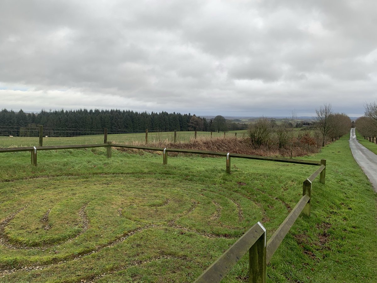 BPSIYork's tweet image. Lost on cycle ride in Hambleton Hills and came across interesting City of Troy maze several hundred years old. That’s how I feel this morning…