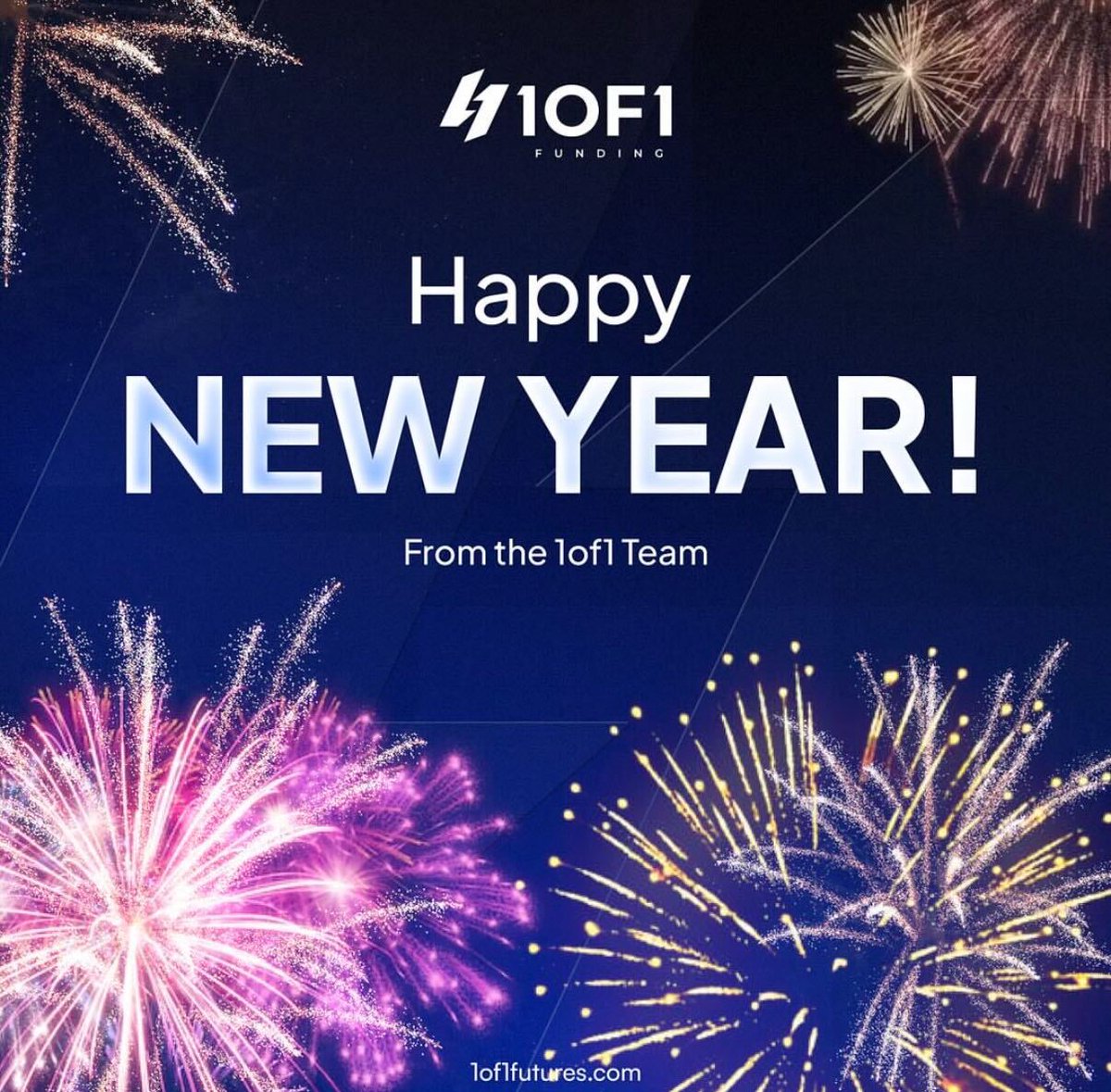 Happy New Year everyone!🎉

Drop your New Year's resolution below!👇

#1of1Funding #PropFirms