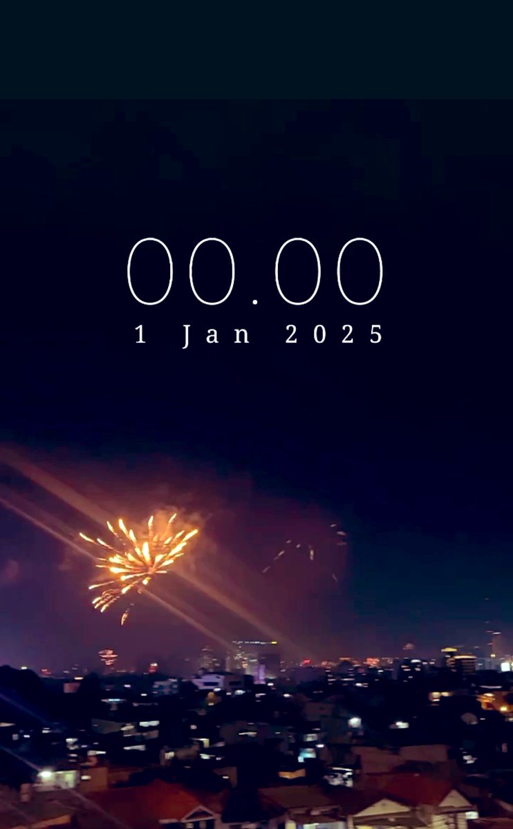 fifyrita's tweet photo. HNY 2025 🎉 https://t.co/z0iC65irnL