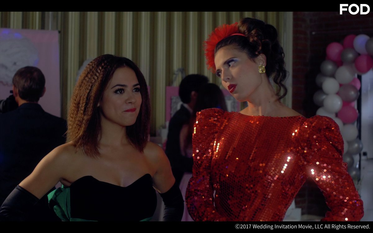 🆕映画『#ハッピーウェディング/幸せの法則』 #FODプレミアム で配信開始！ ／ 理想の同伴者探しに大奮闘する💍✨  ドタバタロマンティックコメディー❣ ＼ #FOD #レイニー・カーウィン(#新田恵海) #カミーユ・グアティ(#飯田里穂)  #クリスティーナ・ウロ(#上坂すみれ ..., image size:1200x750