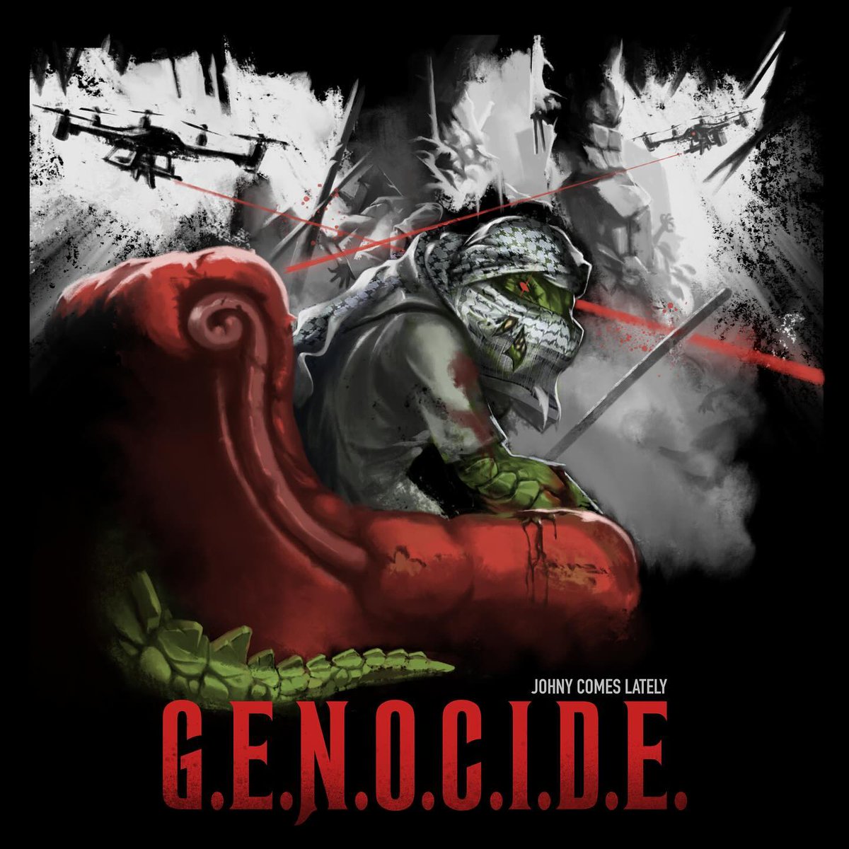 #release Johny Comes Lately released new single 'G.E.N.O.C.I.D.E'. Available on streaming platforms.

🔗 open.spotify.com/track/4zBBG3Tx…