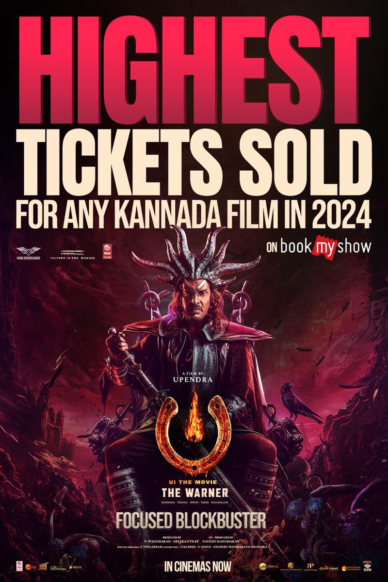 KettavaN6474's tweet image. #UiTheMovie Smashed Records✨

#Uppendra