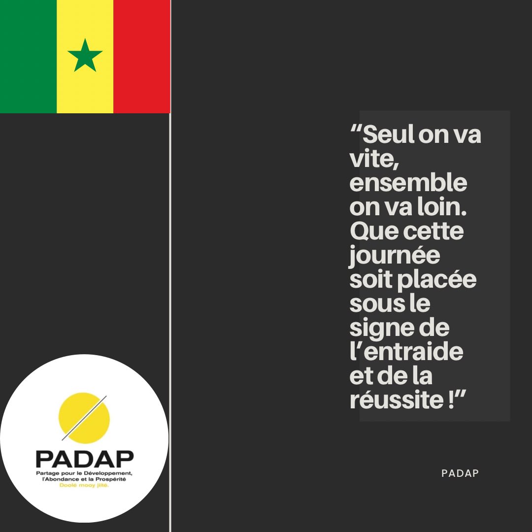 PlaNoire's tweet photo. “L’avenir se construit aujourd’hui. Rejoignez notre mouvement et œuvrons ensemble pour un Sénégal exemplaire et durable.”
#Senegal #Padap https://t.co/hi9nr5mscp