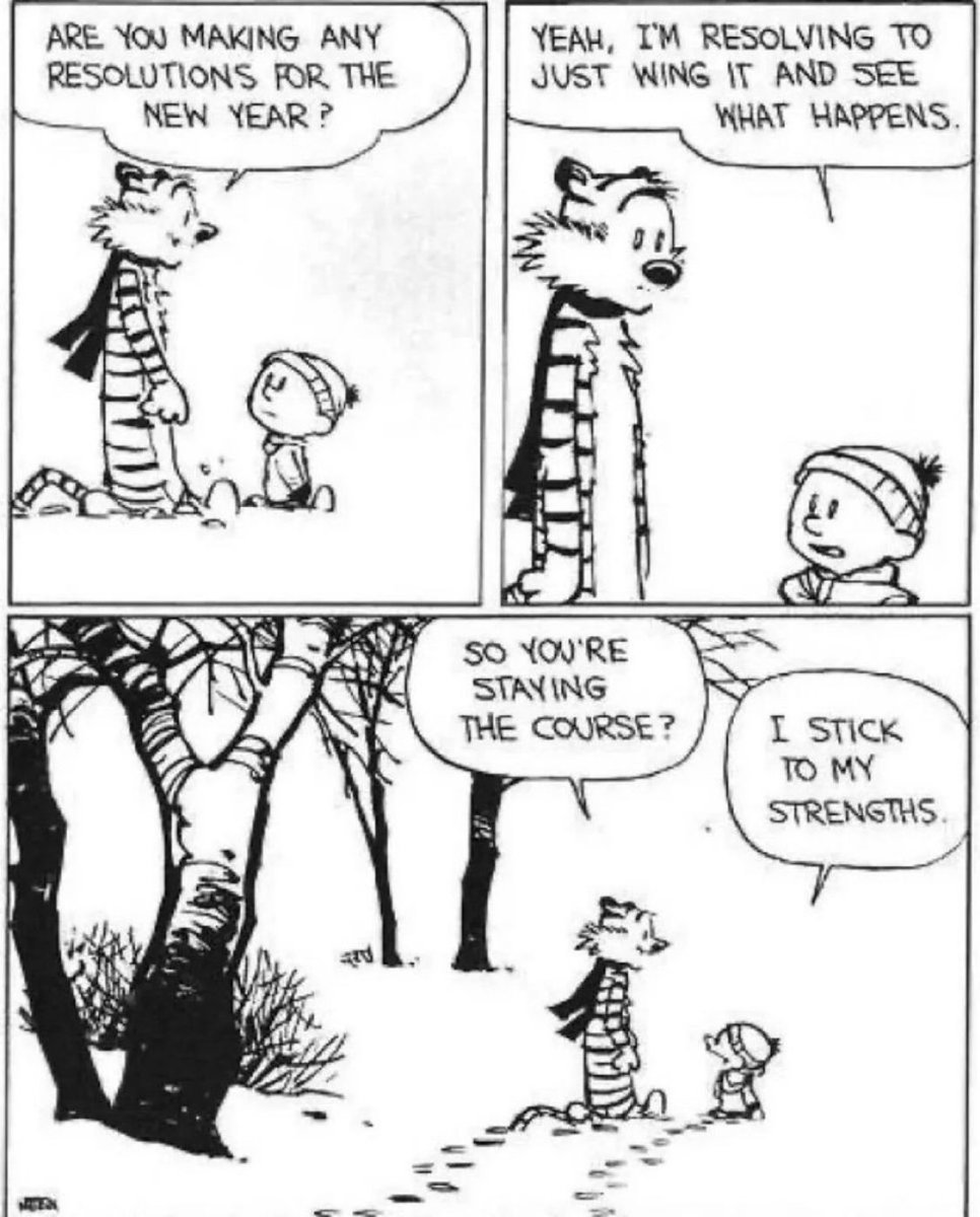 “I stick to my strengths” 🤣 #CalvinandHobbes