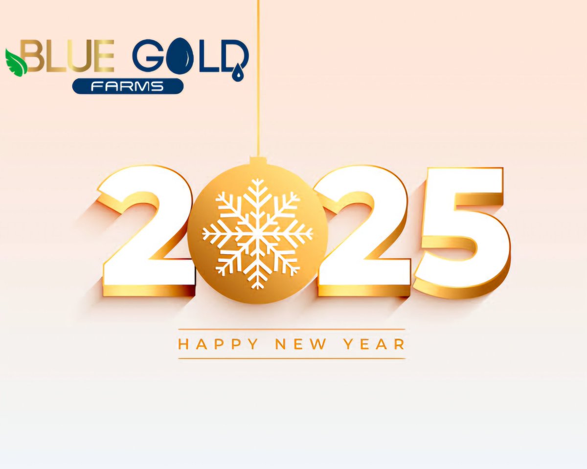 Happy New Year from all of us at Blue Gold Farms.