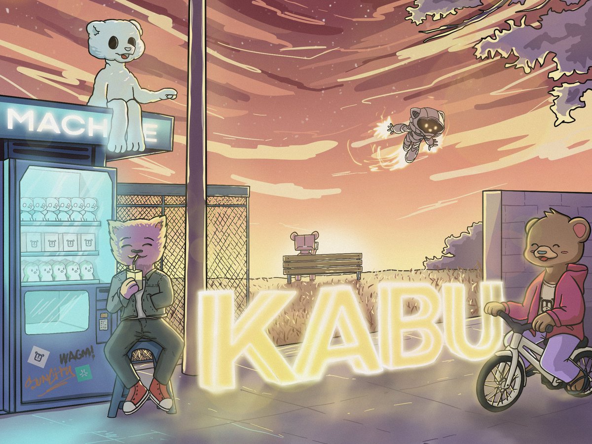 Kabus enjoying the Sunset City's outskirts view

My submission for <a href="/kabuxyz/">Kabu</a> contest.