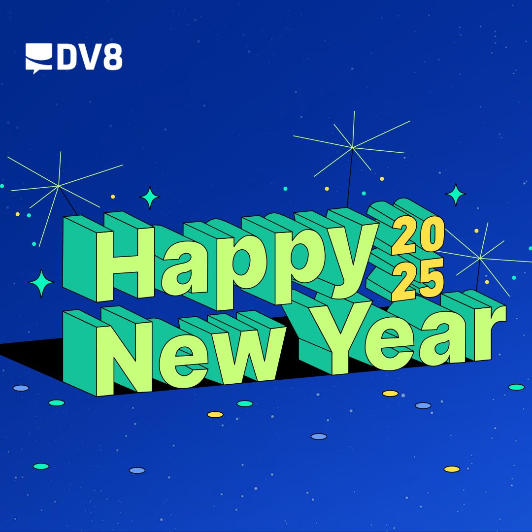 DV8DM's tweet image. سنة جديدة سعيدة! مع DV8 
إجازة دافئة وأوقاتًا هانئة 🎇

#2025