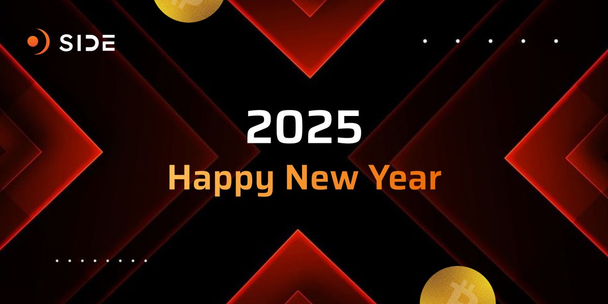BitwayOfficial's tweet image. Wish you all a Happy New Year! ❤️

Thank you for standing by #SideProtocol.

Together, let’s make 2025 our most exciting year yet!