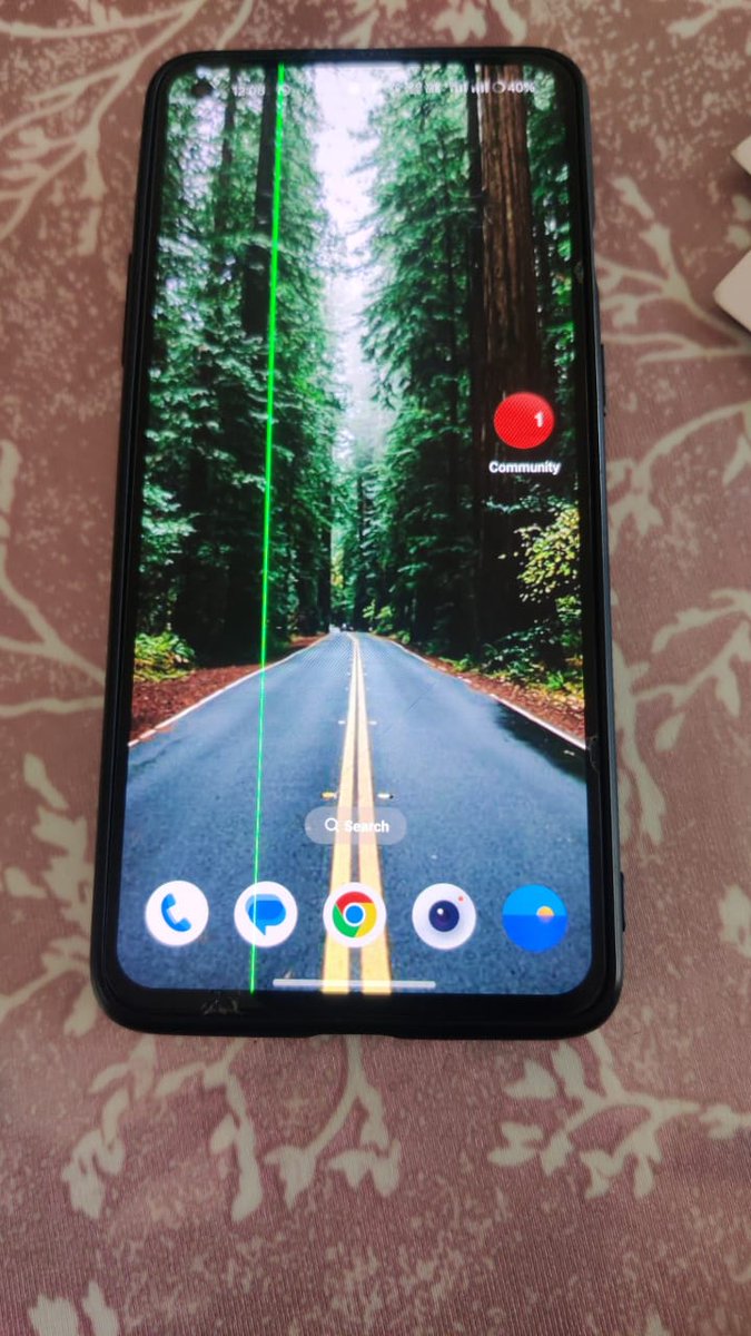 Arsh_1268's tweet image. After a software update, green lines appeared on my OnePlus 9r  screen. @OnePlus_Support told me  for screen replacement but I don't want to open my device instead you can provide me voucher. Fix your devices, OnePlus
#oneplusgreenlineissue
@OnePlus_Support
@OnePlus_IN
@oneplus