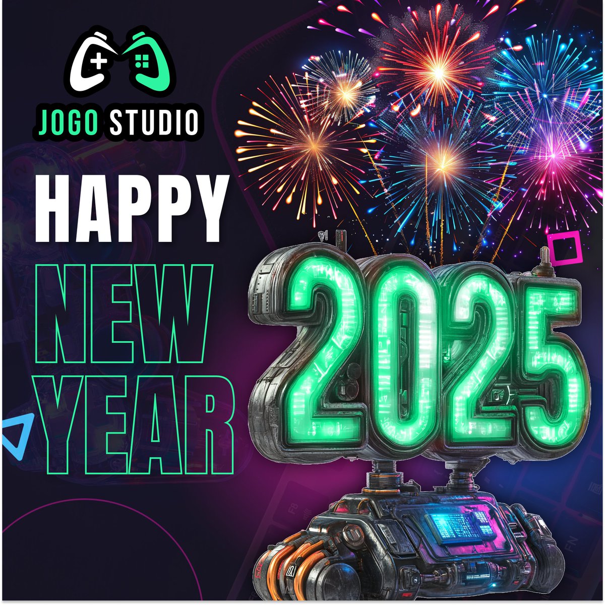 🎉 Jogo Studio wishes you all a very Happy New Year! 2025 is here, and so are BIG surprises from Jogo Studio! Get ready for epic adventures and next-level action. Let’s level up together! 🚀💥

#HappyNewYear #JogoStudio #NewYear2025 #NewYear