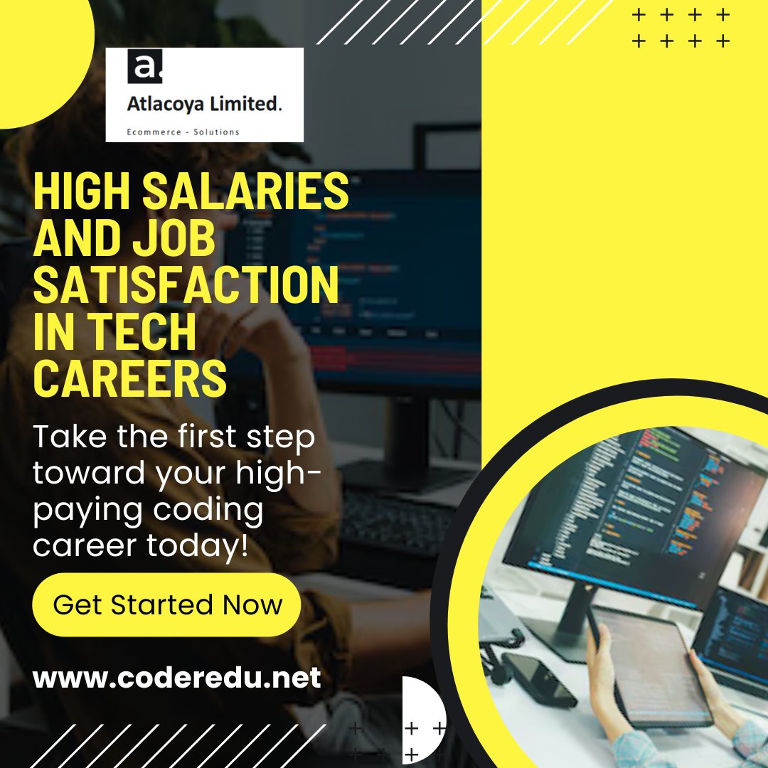 coder_edu2023's tweet image. A career in coding offers high job satisfaction and lucrative pay. With Coder Edu’s comprehensive coding lessons, you'll gain the skills that tech companies demand. #TechJobs #CodingCareer