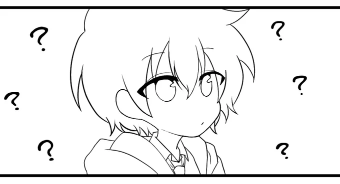 描き初めは「?」な顔のぁきとさんでした 