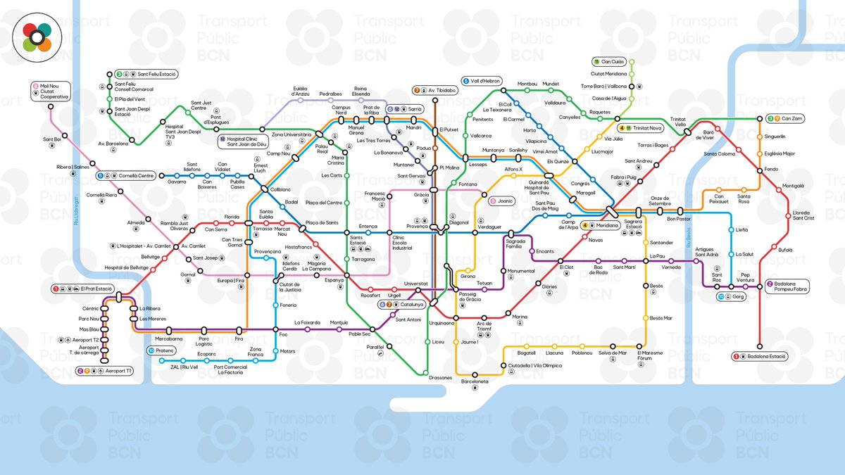 Bon any a tothom!! Després del 2024, on el metro de Barcelona va fer 100 anys, ja en 2025 ens fem la pregunta de... com serà la xarxa de metro d'aquí a uns anys?🤔
Comencem fil🧵