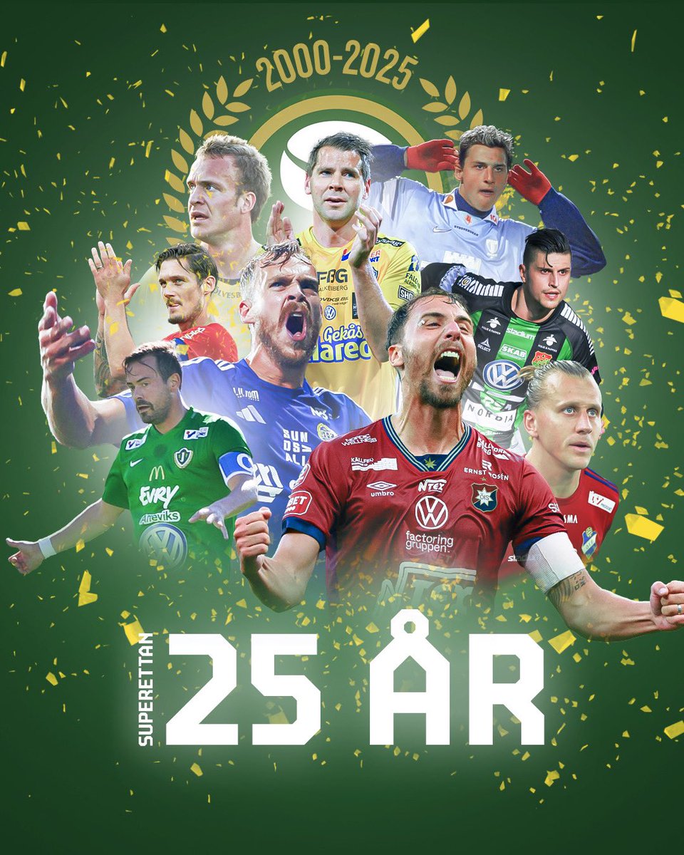 ⭐️ Superettan firar 25 år i år. Det kommer firas med minnen, historier och mycket annat.

👉 Vad minns du bäst eller mest från det första kvartsseklet med Superettan?