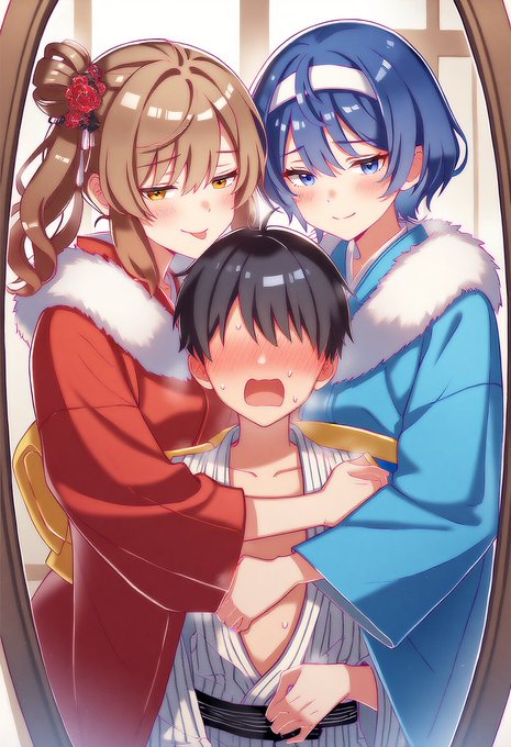 親戚のささらちゃんとつづみちゃんは、今から初詣なのに上手く着物が着れないのを見つけて「困ってるならお姉ちゃん達が手伝ってあげようかな〜♥」「元日から私達がいないと駄目な甘えん坊さんになるのかしら♥」って笑いながら体を弄ってくるし、『お姉ちゃん助けて♥って言え♥』って命令してくる… 