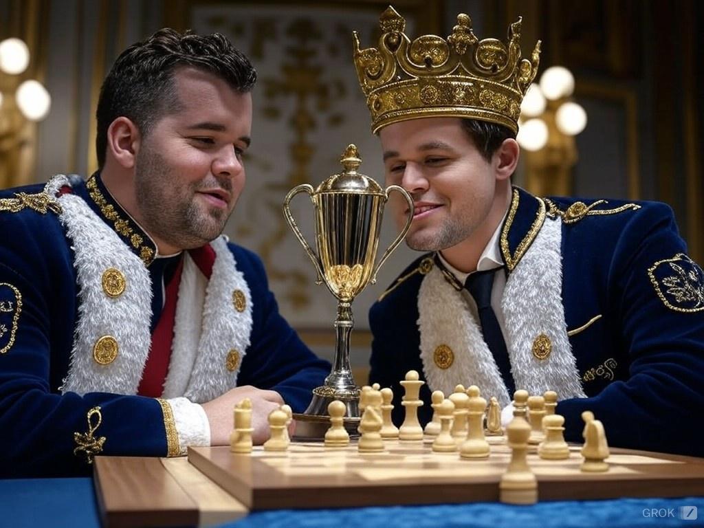 Two love birds sharing Trophy