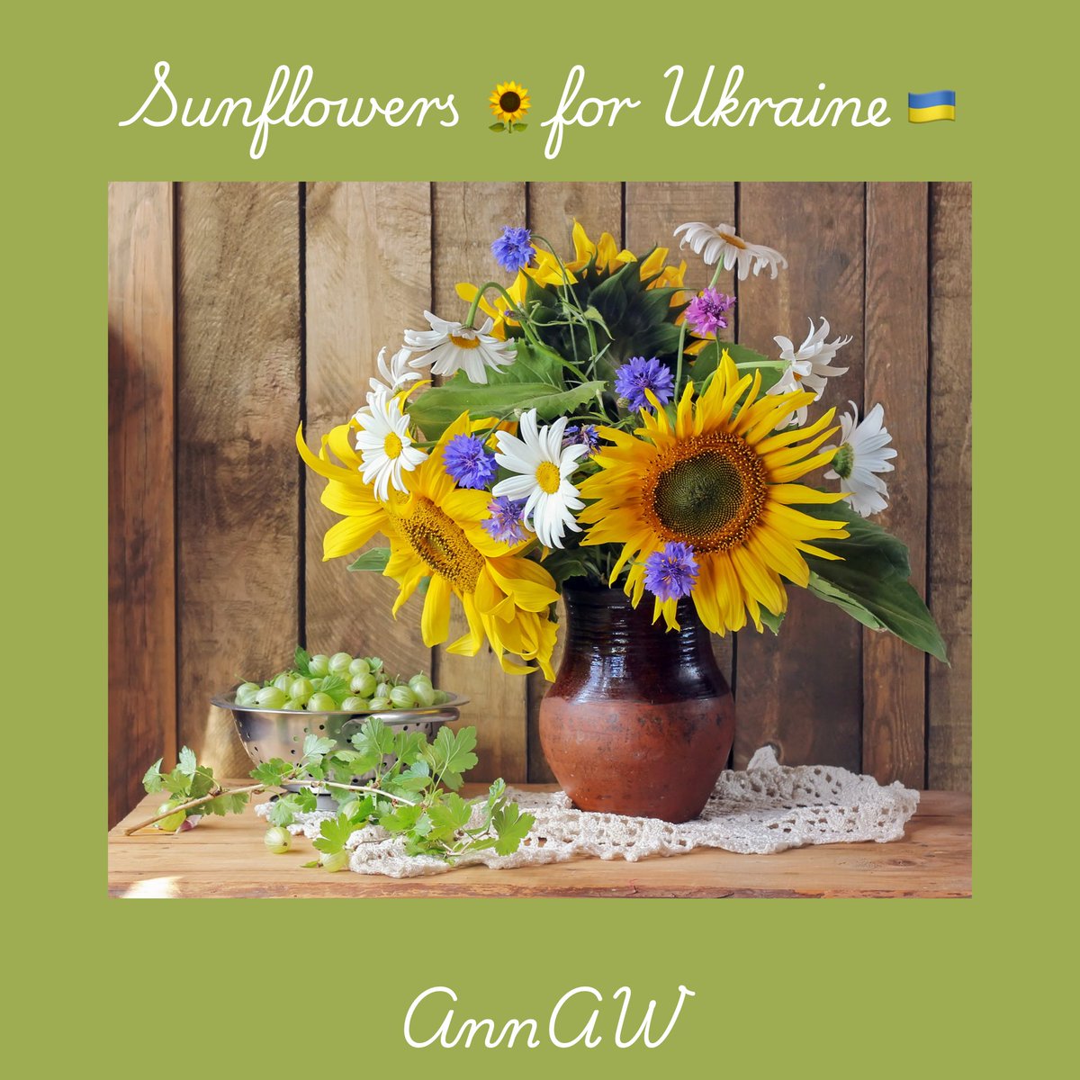 WaalewijnAM's tweet photo. Goedemorgen , de daily #sunflowers for #Ukraine https://t.co/QutQXGrnq9