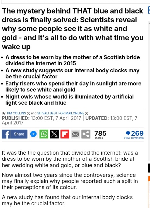 Dress Debate Persists Ten Years Later