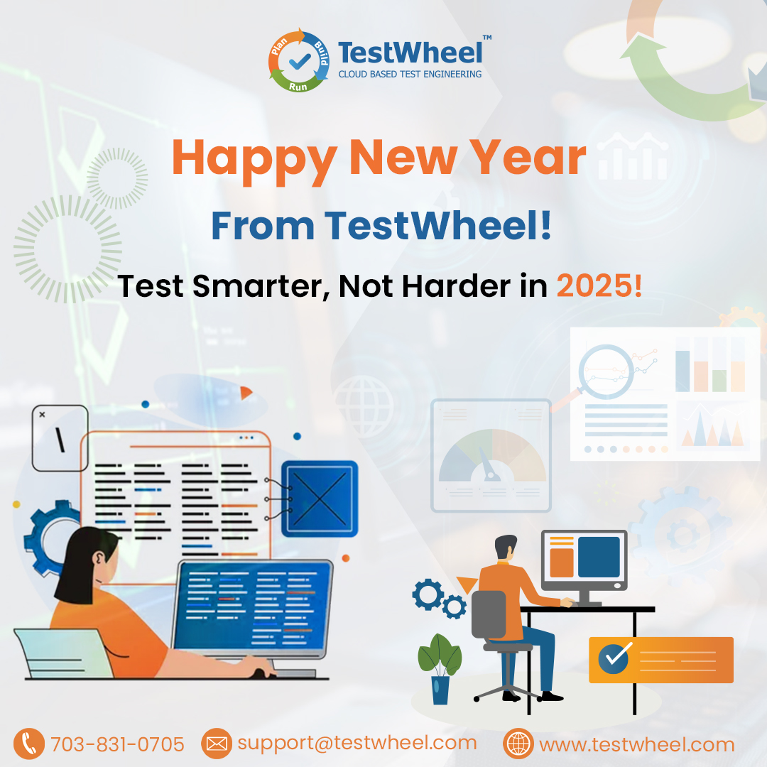 TestWheel_Off's tweet image. 🎉 Happy New Year 2025 from TestWheel! 🚀

Kickstart the year with smarter testing solutions! 🧪💻 Say goodbye to testing hassles and hello to efficiency with TestWheel&apos;s AI-augmented automation tools. From performance to functional testing, we’ve got your back! 💪