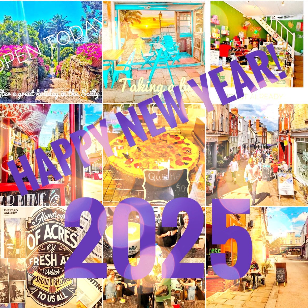 Happy New Year to you all! Open again tomorrow (Thursday). Blustery out, but enjoy the day. May your resolutions last longer than a week! 😊 #coffee #takeWY #InStroud