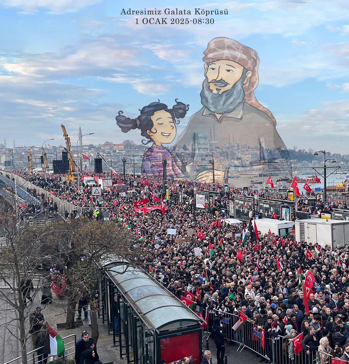 misvakcaps's tweet photo. Dün Ayasofya,
Bugün Emevi Camii,
Yarın Mescid-i Aksa !

Adresimiz Galata Köprüsü https://t.co/vdey0VXDlx