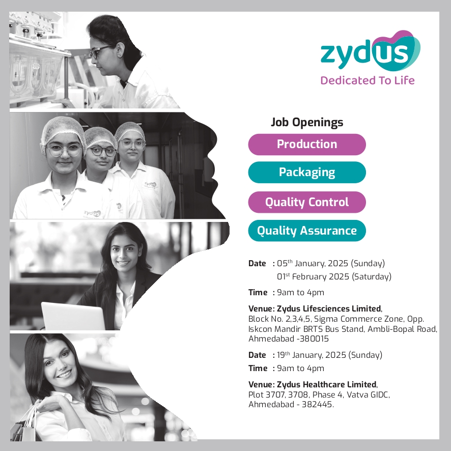 ZydusUniverse's tweet photo. I’m back! To the women who want to re-start their careers, come join us at Zydus.
To apply, visit https://t.co/NEFcP91eJ4
#Zydus #ZydusGroup #Careers #WorkAtZydus #LifeAtZydus https://t.co/1KMMS12WdG