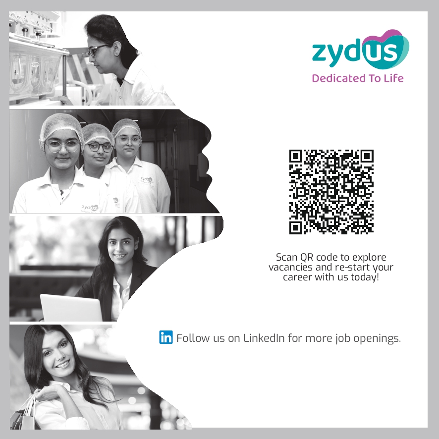 ZydusUniverse's tweet photo. I’m back! To the women who want to re-start their careers, come join us at Zydus.
To apply, visit https://t.co/NEFcP91eJ4
#Zydus #ZydusGroup #Careers #WorkAtZydus #LifeAtZydus https://t.co/1KMMS12WdG