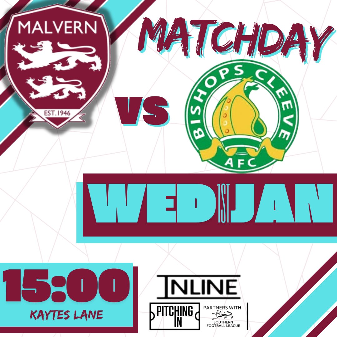 MATCHDAY!!

We kick off 2025 with a short trip to <a href="/BishopsCleeveFC/">Bishops Cleeve FC</a> 

See you there, Hillsiders! 

Up the Town 🟣🔵🟣