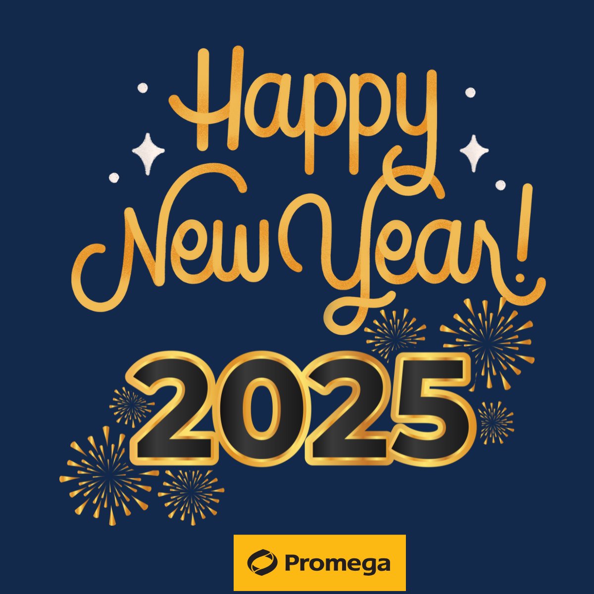 🎉 Bonne Année 2025 de la part de toute l'équipe Promega France ! 🎉 Nous vous souhaitons une année pleine de santé, de bonheur et de succès. Restons connectés pour une  magnifique année 2025 !