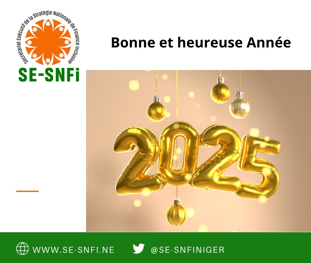 SeSnfi's tweet photo. Toute l’équipe du SE-SNFI vous présente ses meilleurs vœux pour cette nouvelle année ! Que 2025 soit synonyme de succès, de santé,de sérénité pour vous et vos proches qu’il soit aussi  porteuse de réussite et d’épanouissement pour tous .
Merci votre collaboration https://t.co/6kFR5WipoY