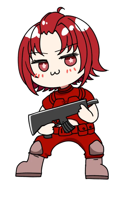 昨日の配信で描いたチャンネルポイント報酬(エージェントの服着た自分描いて(kurujoy風))のイラストあげ!いつも見てくれてありがとう～!!左 #1day_1dajya ×ソーヴァ  右 #wraiersleet ×ドゥームガイ 