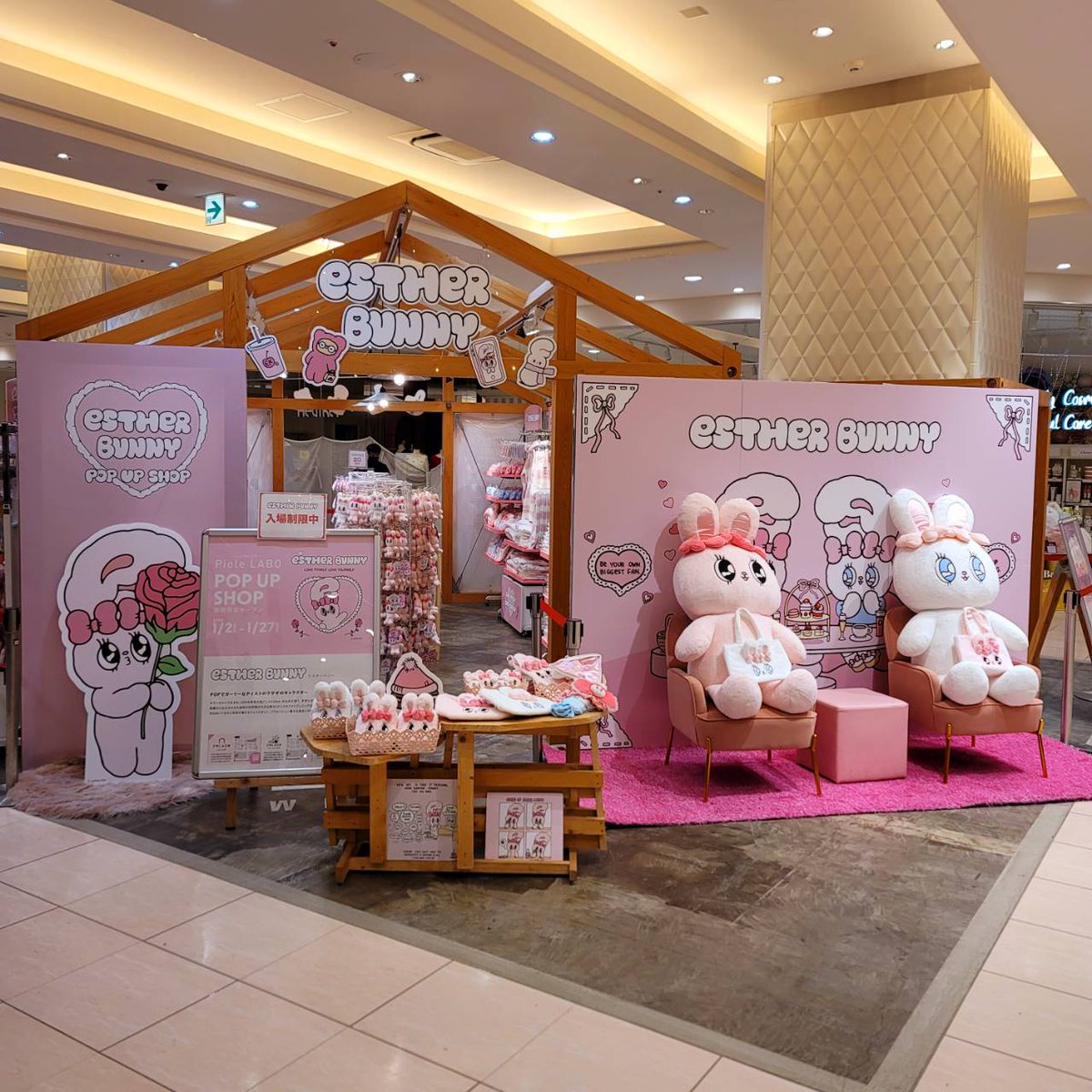 エスターバニー♡POP UP情報♡ on X