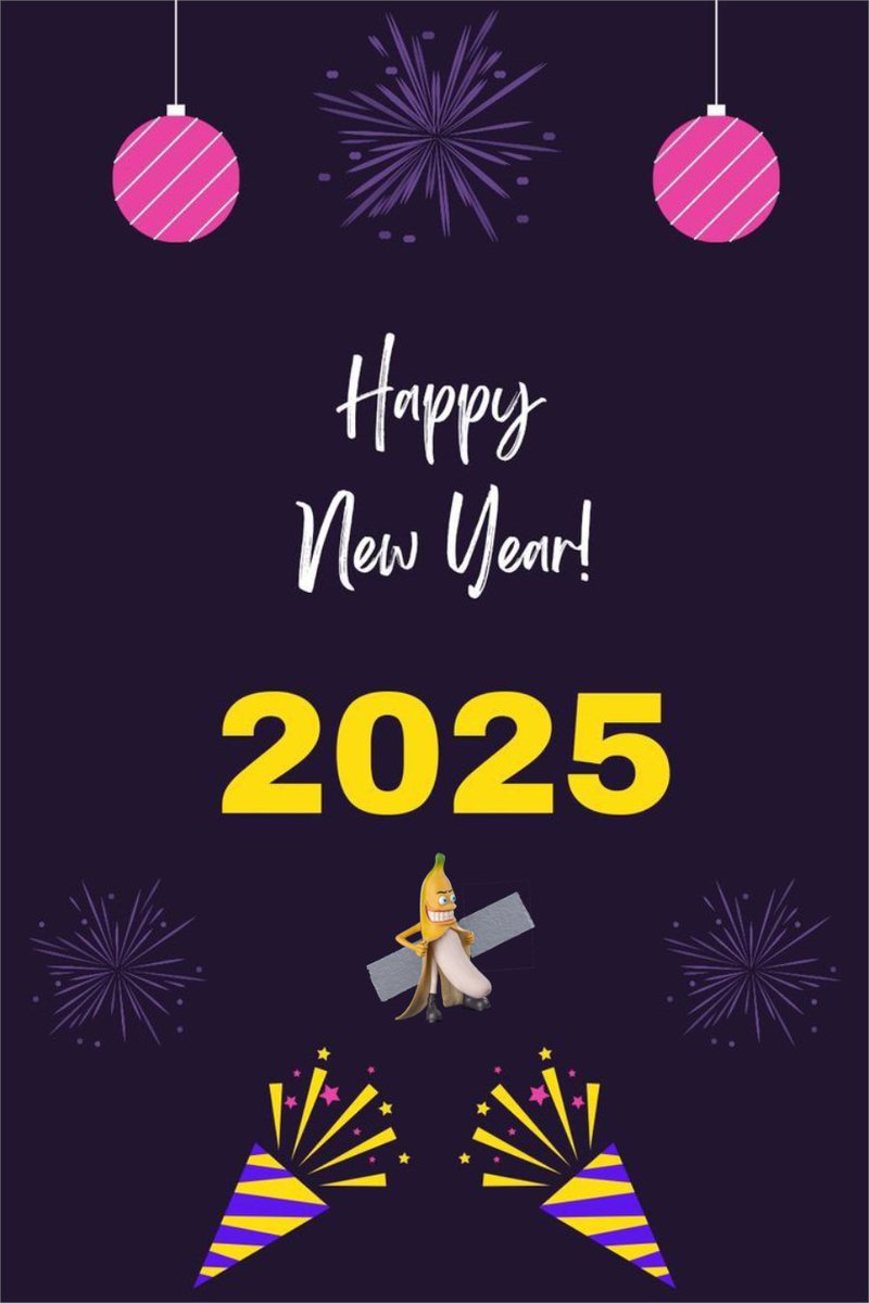 Happy new year🎉
Life is sweeter with Banana.