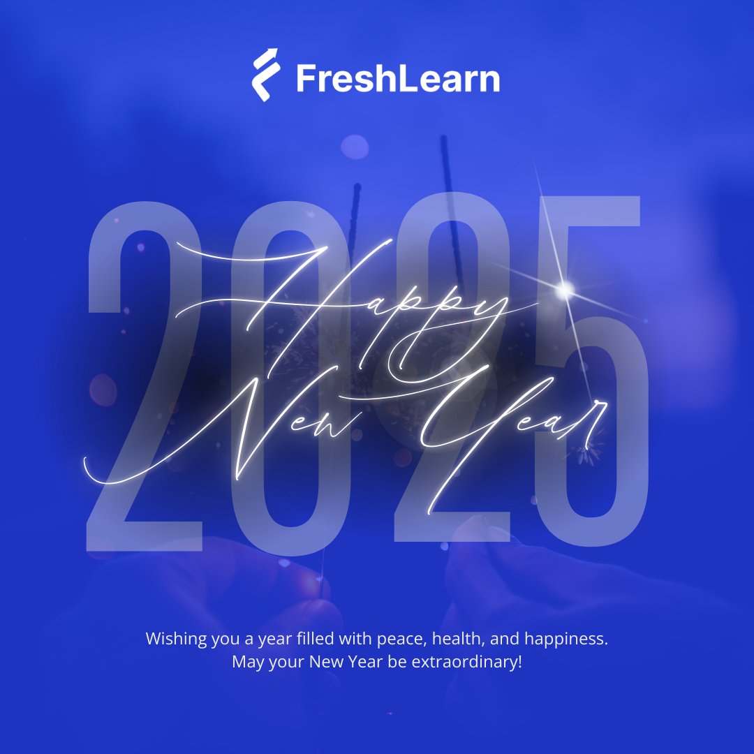 FreshLearnHQ's tweet image. Cheers to a New Year, Creators! 🎉 May 2025 bring you endless inspiration, successful launches, and impactful creations. Let’s innovate together!

#FreshLearn #HappyNewYear2025 #Creators #2025 #enterprenuers